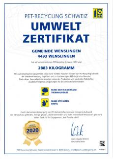 Umweltzertifikat